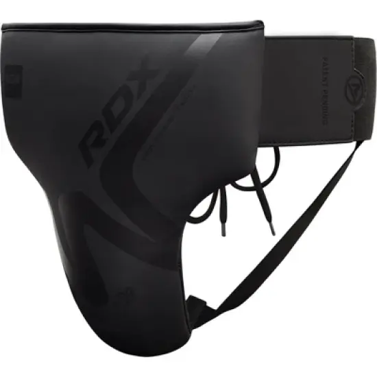 RDX Sports RDX T15 Noir Abdo Guard - Protective Gear, MMA, Boxing, Martial Arts, Groin Protector, High-Impact Resistance, Lightweight image {1}