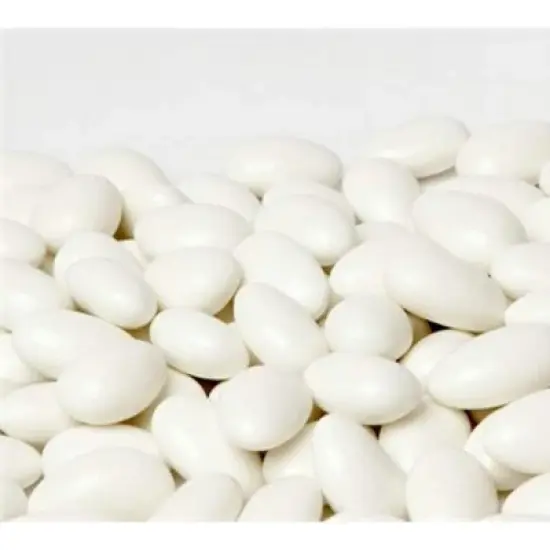 White Jordan Almonds by It's Delish, 3.5 lbs Jumbo Container image {3}