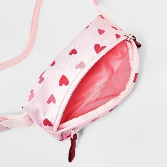 Girls' Heart Fanny Pack - Cat & Jack&trade; Pink image {2}