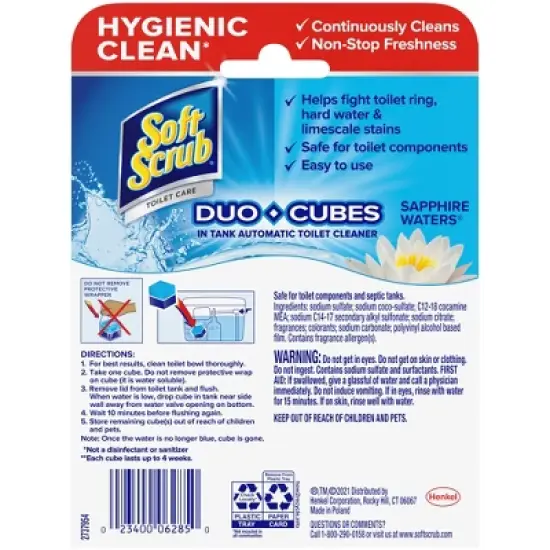 Soft Scrub Sapphire Water Duo Cubes - 2ct image {7}