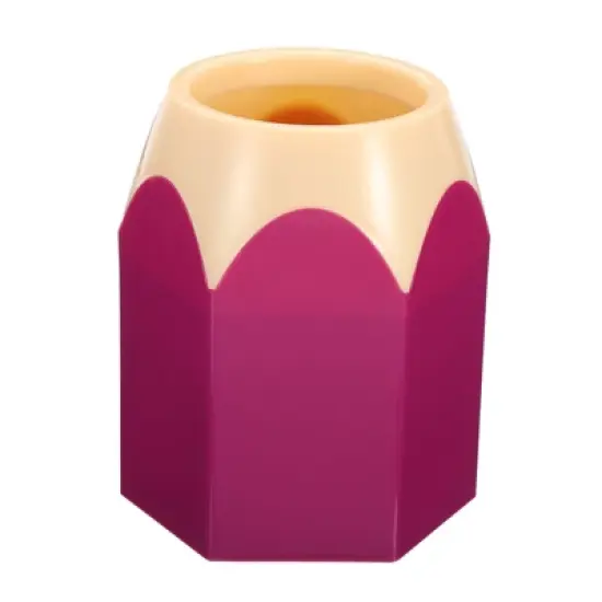 Unique Bargains Desk Cute Pencil Shape Pen Pencil Holders Cup 1 Pc image {8}
