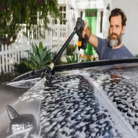 Worx WG620 20V Power Share Hydroshot 320 PSI Portable Power Cleaner (4.0 Ah Battery and Charger Included) image {11}