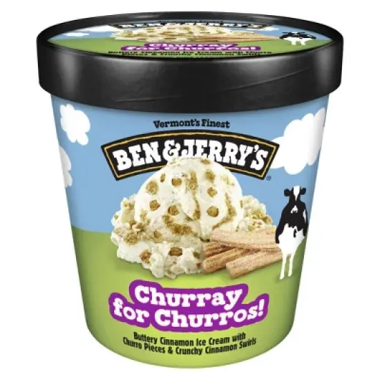 Ben & Jerry's Churray for Churros Cinnamon Ice Cream - 16 fl oz image {5}