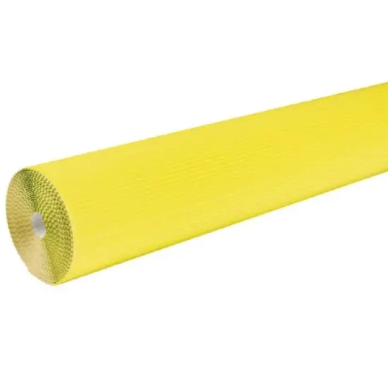 Corobuff Solid Color Corrugated Paper Roll, 48 Inches x 25 Feet, Canary image {2}