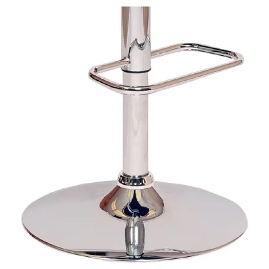 Adele Mid-Century Modern Adjustable Swivel Barstool - Armen Living image {3}