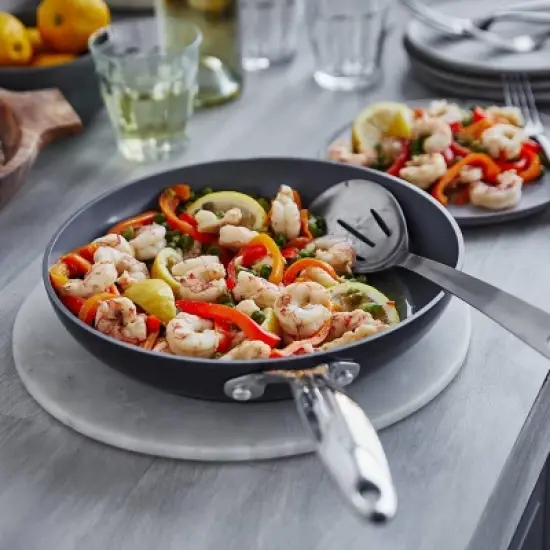 GreenPan Valencia Pro 10" Frypan with Lid Black image {5}