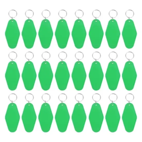 Unique Bargains Blank Vintage Motel Hotel Keychains Key Tag 24 Pcs image {20}