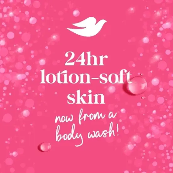 Dove Beauty Body Wash - Watermelon + Guava - Limited Edition 24HR Lotion-Soft Skin - 20 fl oz image {4}