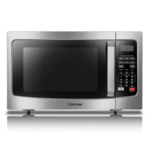 Toshiba 1.2-cu ft 1000-Watt Countertop Microwave Oven with Humidity Sensor and Eco Mode image {8}
