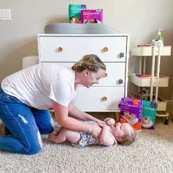 Sposie Booster Pads with Adhesive For Overnight Diaper Leak Protection - 84ct image {1}