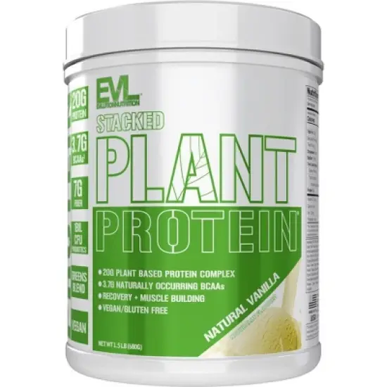 Evlution Nutrition Stacked Plant Protein - 1.5lb image {7}