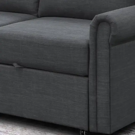 Clara Storage Sofa Bed Reversible Sectional - Abbyson Living image {6}