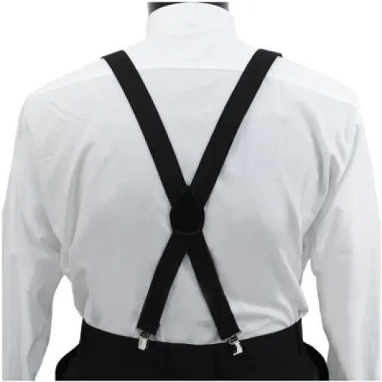 Men's X-back Metal Clip Fastening Suspenders image {3}