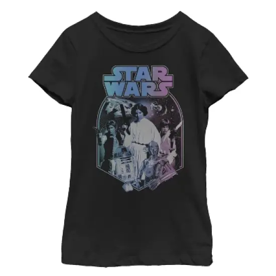 Girl's Star Wars Princess Leia Classic Entourage T-Shirt image {2}