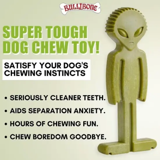 Bullibone Alien Chey Toy for Small Dogs image {1}