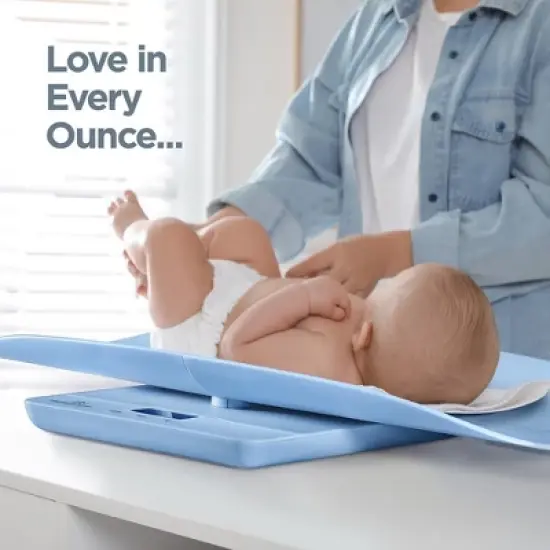 Digital Baby Scale - Multifunction Infant Scale, Toddler Scale & Pet Scale with Collapsible Weighing Tray 4 Weighing Modes, 200 lbs Max MedicalKingUsa image {6}