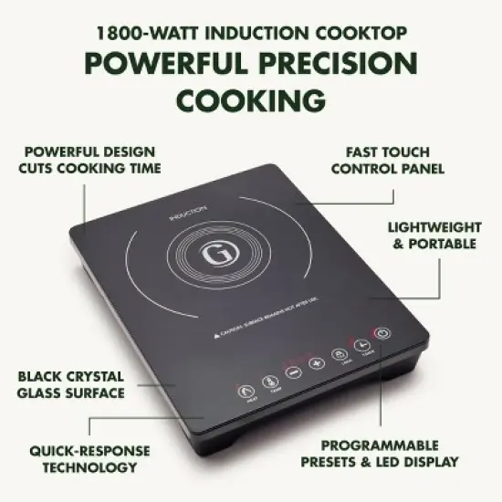 GreenPan 1800W Induction Cooktop image {2}