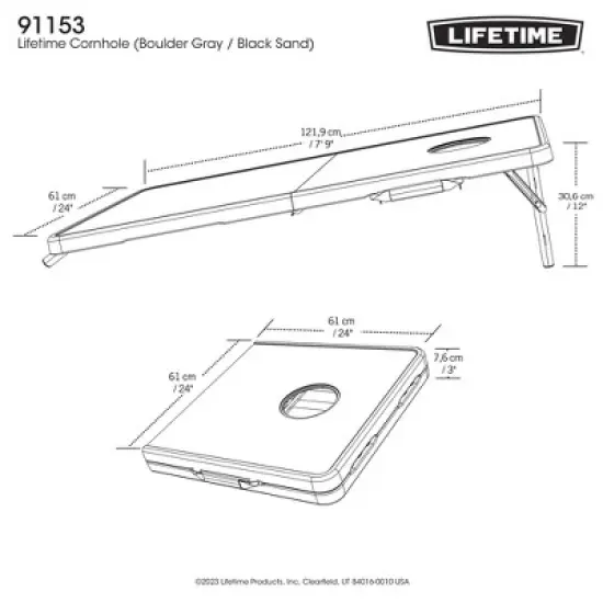 Lifetime Cornhole Game Set (91153) image {9}