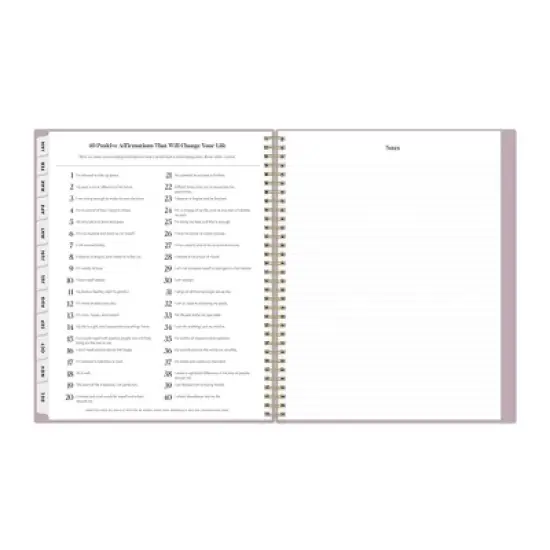 Blue Sky The Everygirl Weekly/Monthly Planning Calendar 8.5"x11" Muted Lilac image {12}