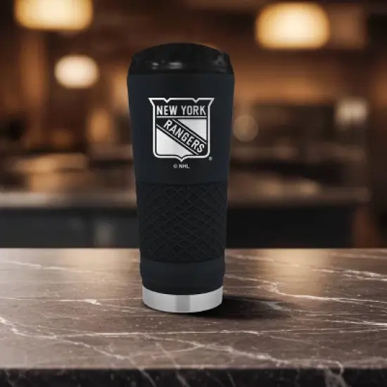 NHL New York Rangers 24oz Stealth Draft Tumbler image {2}