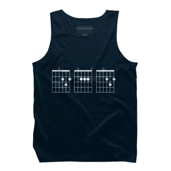 Men's Design By Humans Rocking Dad Guitar Chords By HoangCathrine Tank Top image {5}