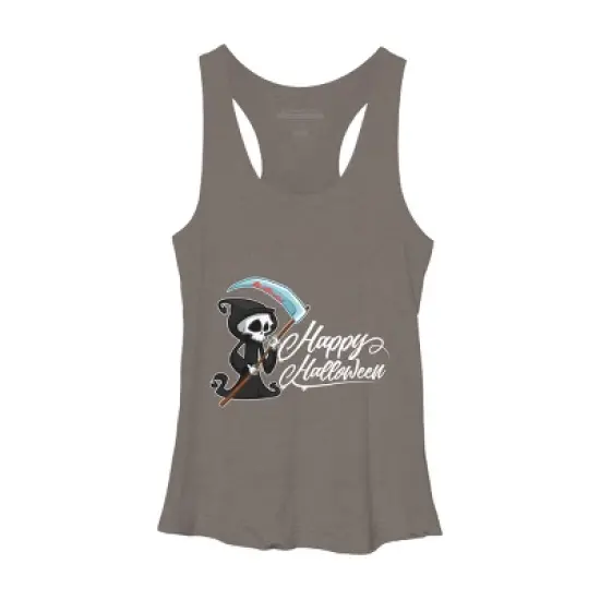 Women's Design By Humans HAPPY HALLOWEEN - Special Edition By wedenote Racerback Tank Top image {4}
