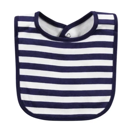 Hudson Baby Infant Boys Cotton Bibs, Sea Turtle, One Size image {4}