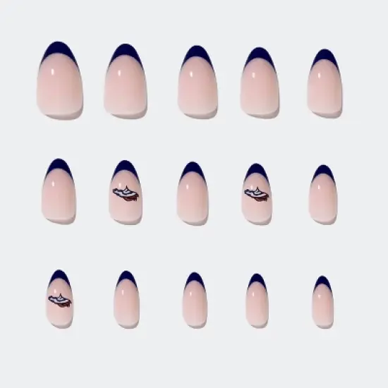 Glamnetic x Fanatics Denver Broncos Press-On Nails - 30ct - Ulta Beauty image {4}