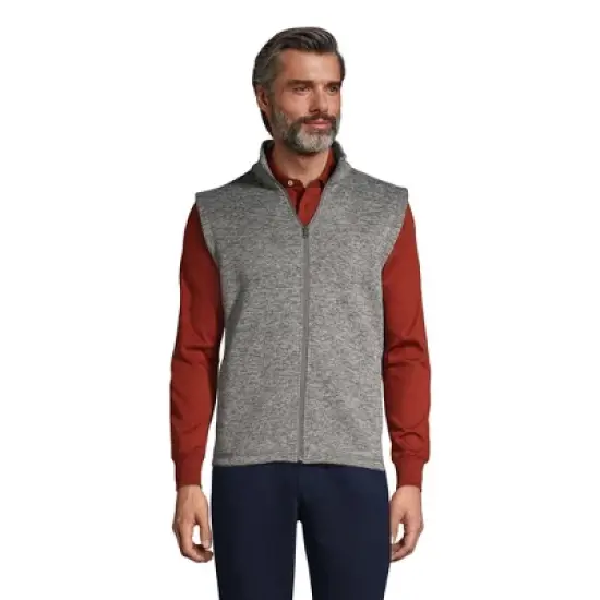 Lands' End Men's Sweater Fleece Vest image {5}