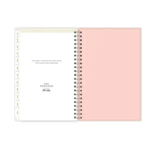 Day Designer 5"x8" 2025-2026 Weekly/Monthly Wirebound Planner Printed Smitten Multi image {12}