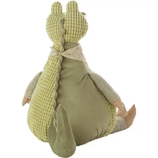 Mina Victory Plush Crocodile Green 22" x 26" Stuffed Animal image {3}