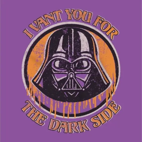 Girl's Star Wars Halloween Vant You Vader T-Shirt image {1}