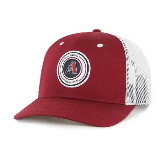 MLB Arizona Diamondbacks Orbit Hat: Adjustable Snapback, Team Logo, Mesh Fabric image {2}