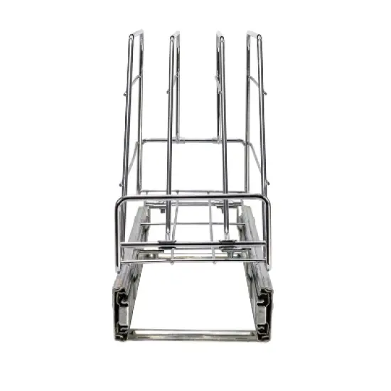 Glidez Multipurpose Chrome-Plated Steel Pull-Out/Slide-Out Storage Organizer for Cookware and Bakeware - Chrome image {5}