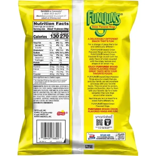 Funyuns Onion Flavored Rings - 2oz image {1}