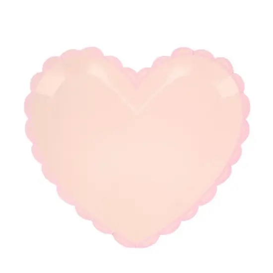 Meri Meri Pastel Heart Large Plates (Pack of 8) image {7}