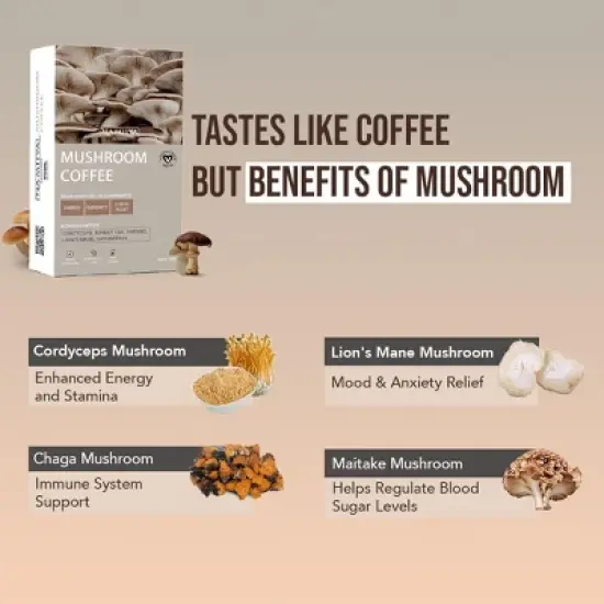 Namhya Mushroom Coffee | Lion&rsquo;s Mane, Reishi & More| Mind-Boosting, Jitter-Free Energy | Focus - Immunity - Energy image {1}