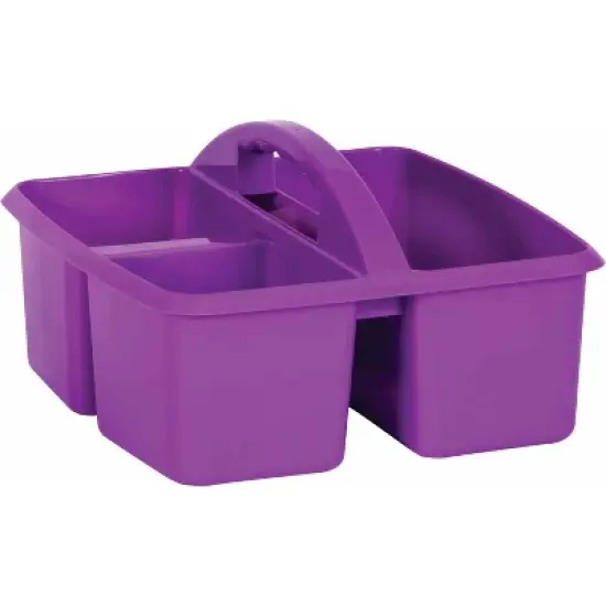 Teacher Created Resources&reg; Purple Plastic Storage Caddy, Pack of 6 image {1}