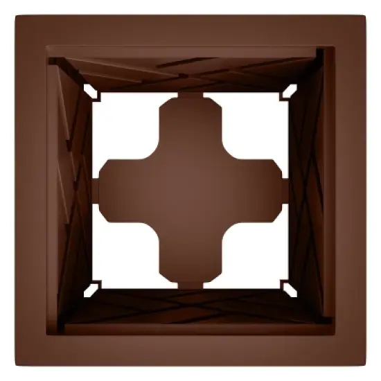 15.5-inch Lattice Design Planter Box - Decorative Outdoor Flower or Plant Pot - Front Porch, Patio, and Garden Decor by Pure Garden image {9}