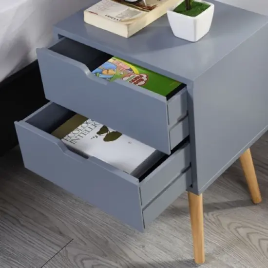 Organnice End Side Table Nightstand image {2}