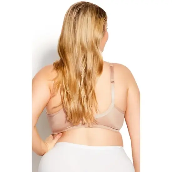 Women's Plus Size Basic Balconette Bra - beige | AVENUE image {1}