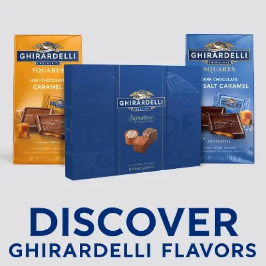 Ghirardelli Signature Collection Fine Assorted Chocolate Candy Gift Box - 6oz image {2}