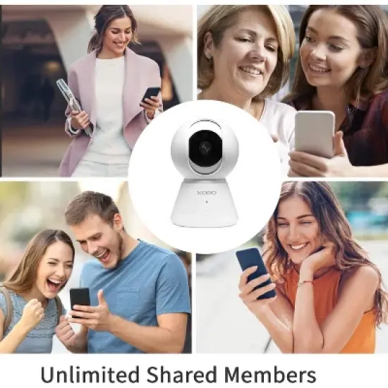 XODO E6 Wireless Wi-Fi Security Camera 1080P HD Baby Monitor image {2}