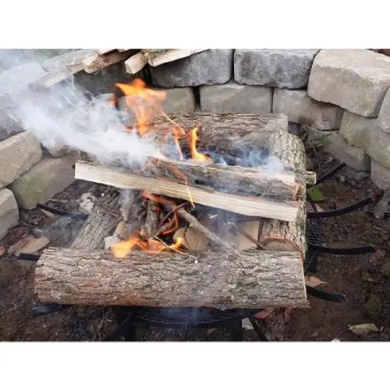 Aoodor Fire Pit Grate Log Round Kindling Tools image {5}