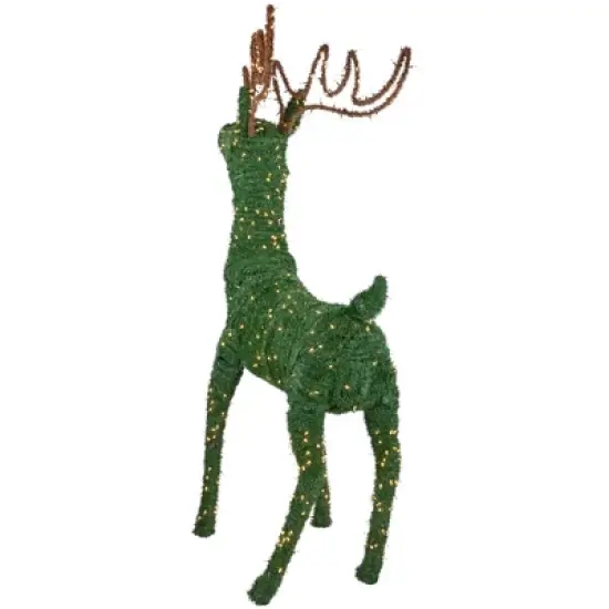 Northlight Lighted Commercial Standing Topiary Reindeer Outdoor Christmas Decoration - 6.5' - Warm White LED Lights image {4}