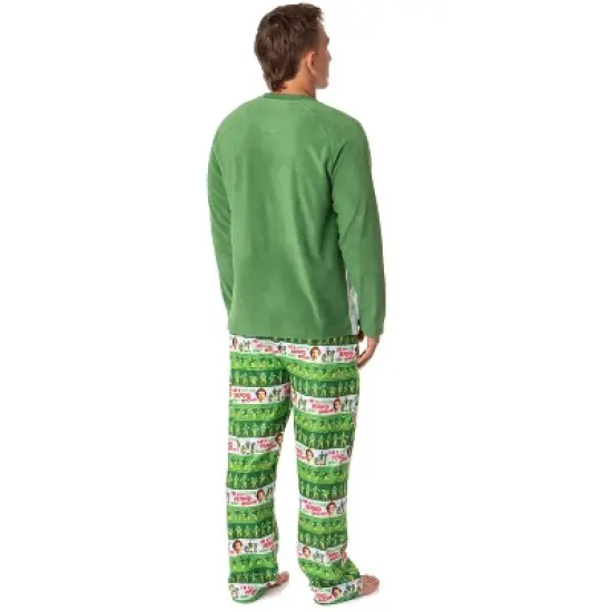 Elf The Movie Mens' Film Cotton-Headed Ninny-Muggins Sleep Pajama Set Multicolored image {3}