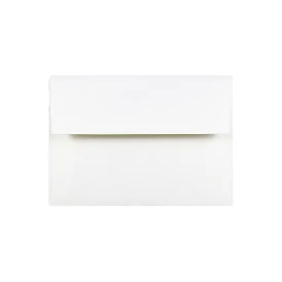 JAM Paper A2 Strathmore Invitation Envelopes 4.375 x 5.75 Bright White Wove 191151 image {4}
