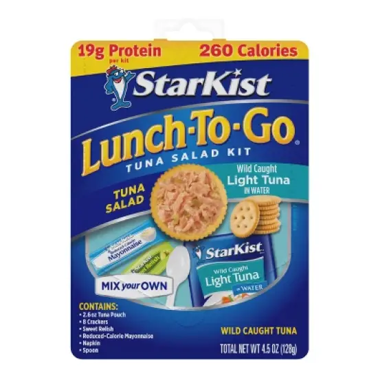 StarKist Lunch To-Go Chunk Light Tuna Kit - 4.5oz image {5}