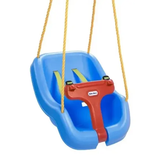 2-in-1 Snug and Secure Swing, High Back Swing, Blue image {5}