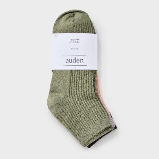 Women's Ultra Soft Everyday Rib-Knit 4pk Ankle Socks - Auden&trade; 4-10 image {1}